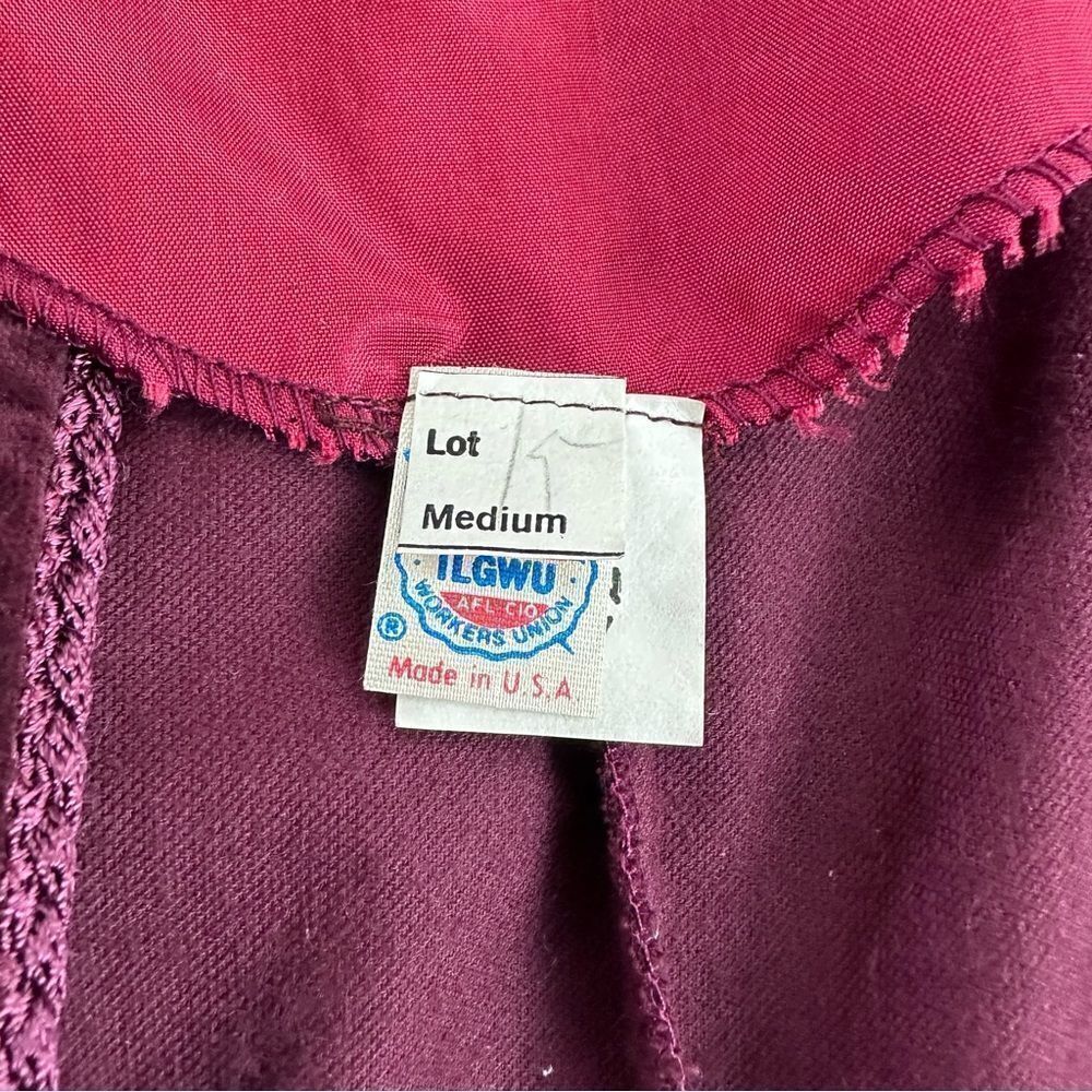 Broadway Directions plum velour vintage jacket NWT size M - Picture 7 of 10